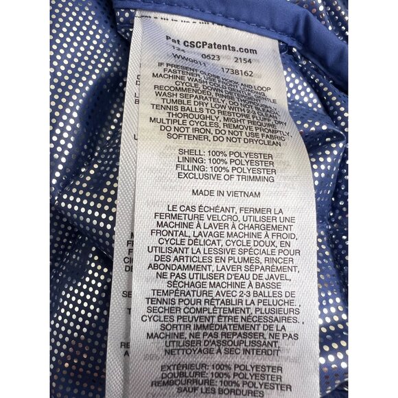 Columbia 2X Heavenly Long Hooded Jacket Omni-Heat Blue Puffer - Picture 8 of 13